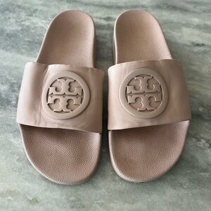 Tory Burch Pink Slide Sandals